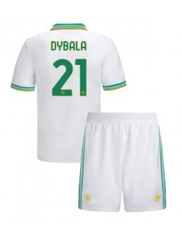 AS Roma Paulo Dybala #21 Dječji Rezervni Dres kompleti 2025-26 Kratak Rukavima (+ kratke hlače)